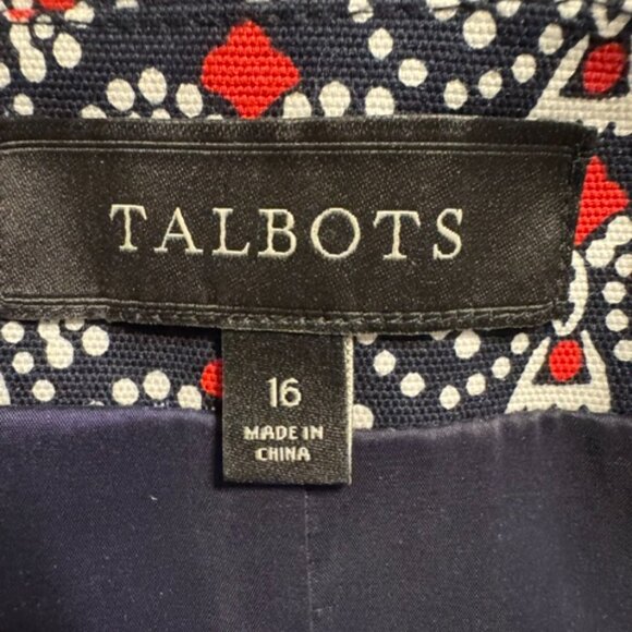 ❤️TALBOT'S COTTON/SPANDEX FULLY LINED SKIRT SIZE: 16 - Picture 5 of 5